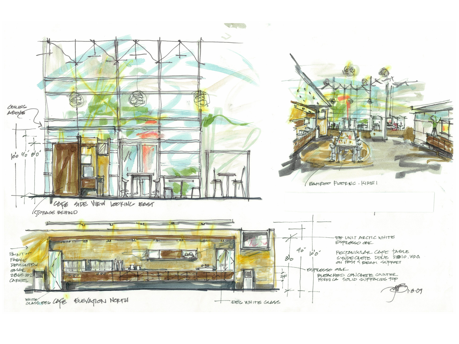 Intra Space Design Sketch